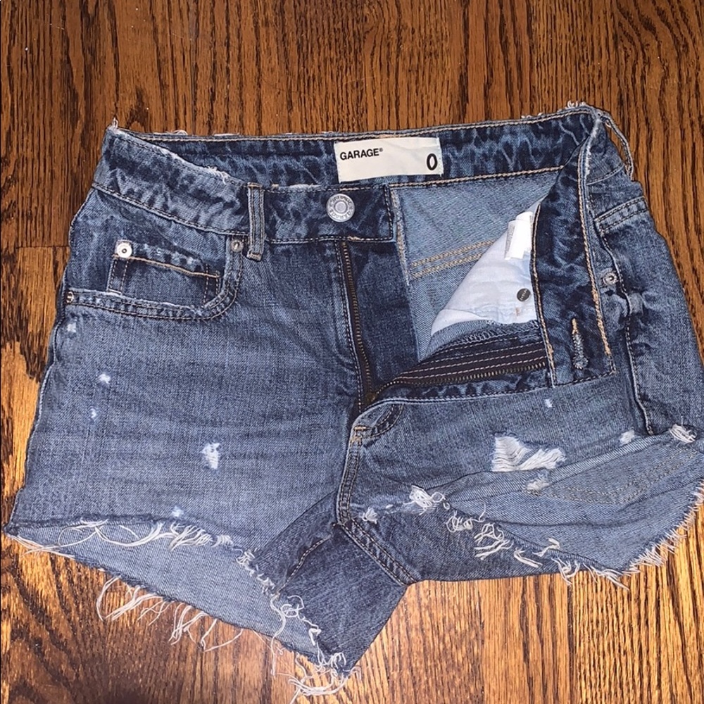 Denim shorts